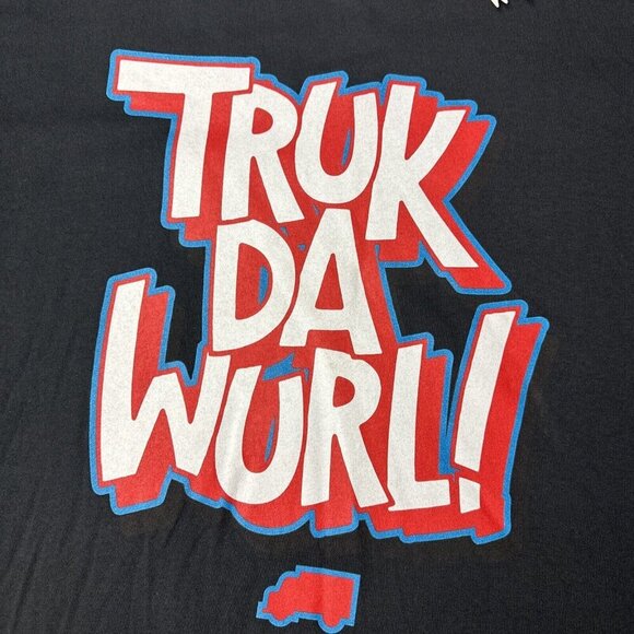 TrukFit Men's T-Shirt Truk Da Wurl Lil Wayne Short Sleeve Black Size 2XL  New - Picture 3 of 16